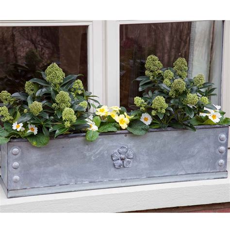 galvanised steel window boxes|Windowboxes .